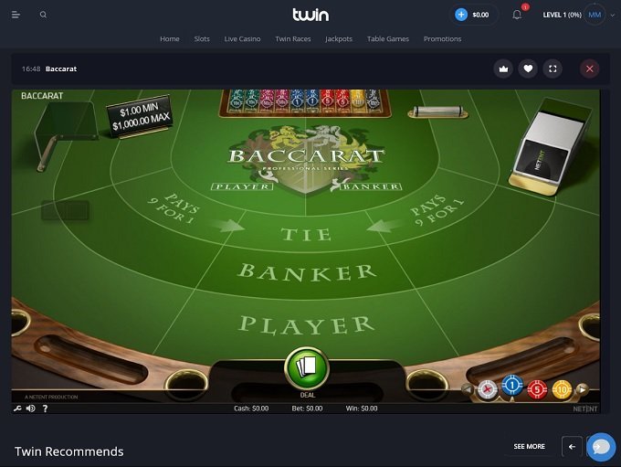 Présentation de casino twin